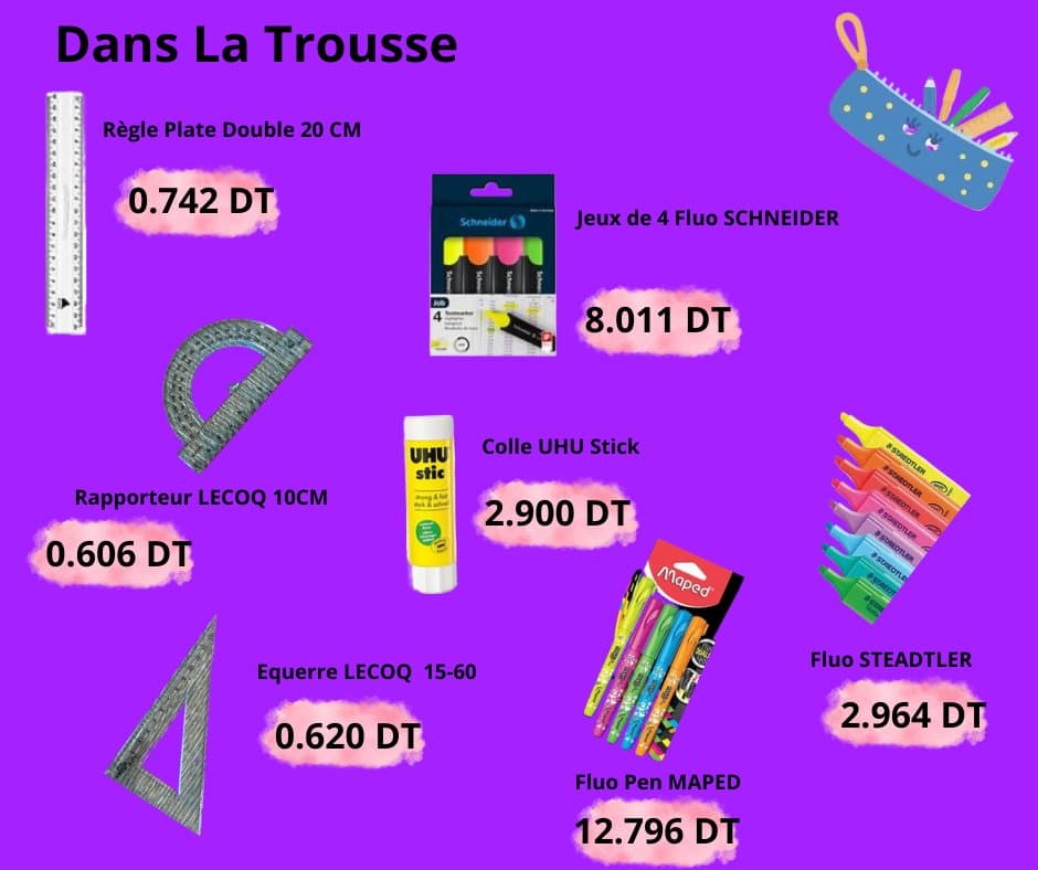 fourniture scolaire