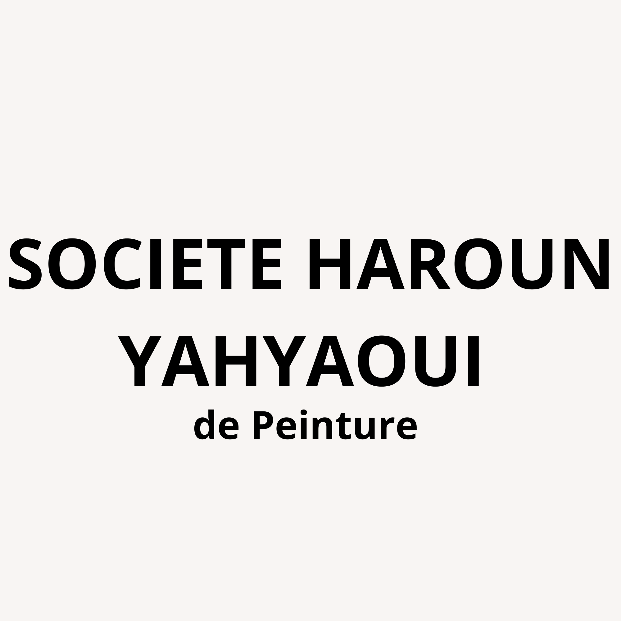 SOCIETE HAROUN YAHYAOUI
